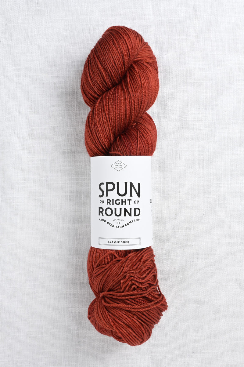 Spun Right Round Tough Sock Rust