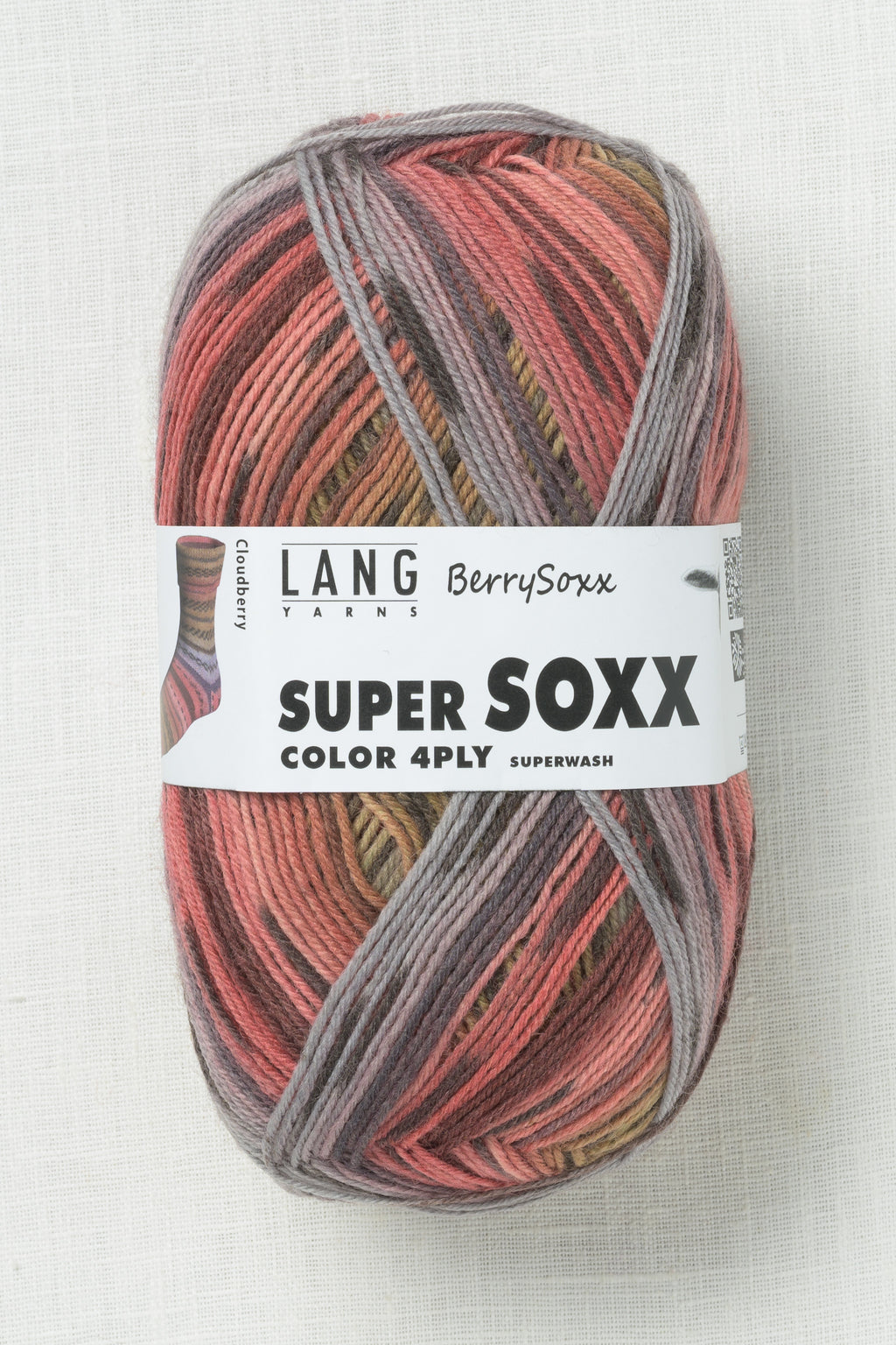 Lang Yarns Super Soxx Color 472 Cloudberry