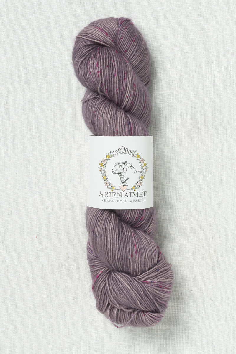 La Bien Aimee Merino Aran Victorian Mauve