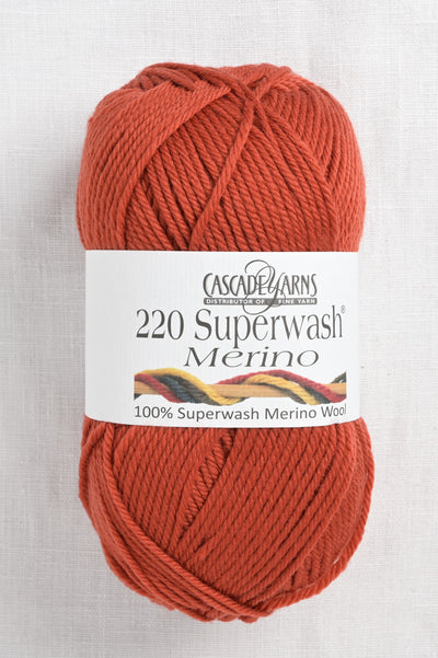 Cascade 220 Superwash Merino 06 Burnt Orange