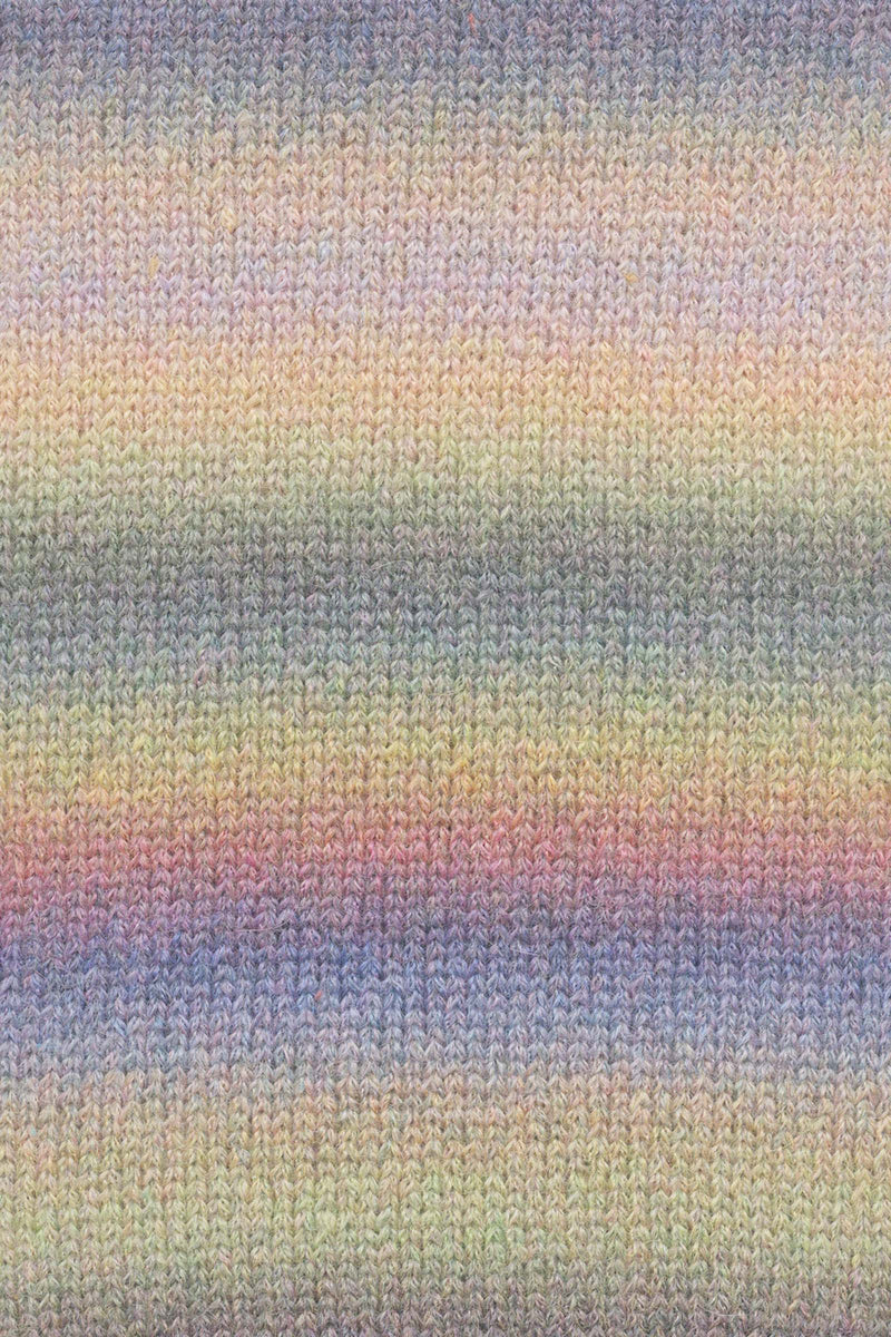 Lang Yarns Harmony 6 Rainbow swatch