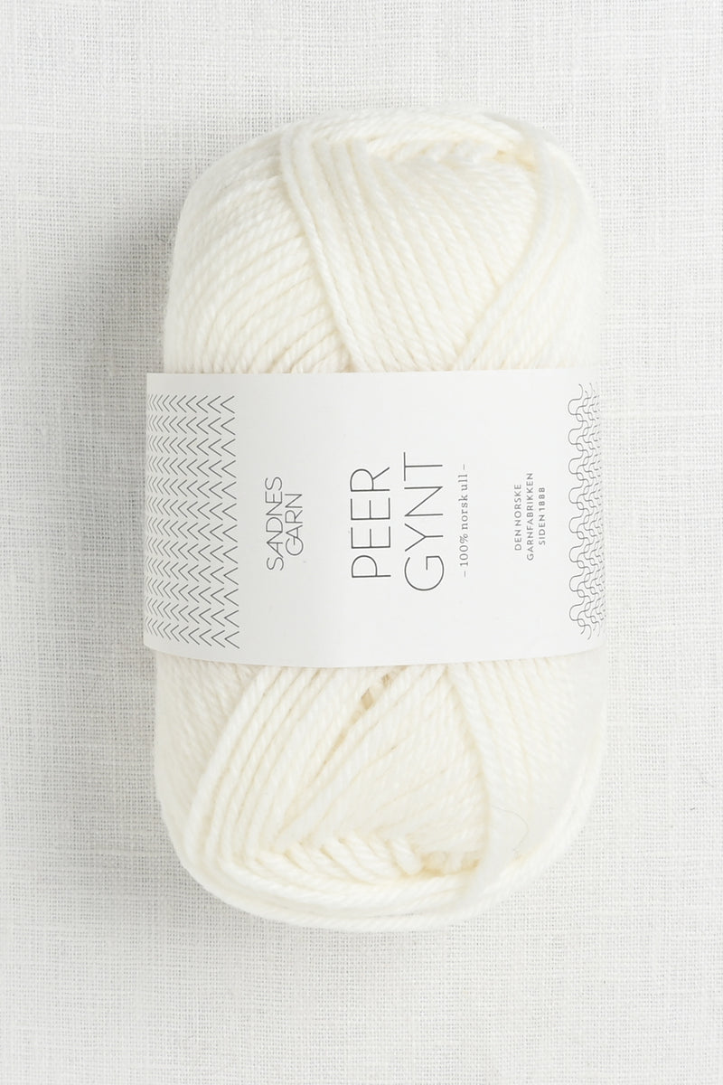 Sandnes Garn Peer Gynt 1001 Bright White