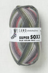 Lang Yarns Super Soxx Silk 468 Weekend