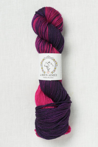 La Bien Aimee Merino Aran Violet Amethyst