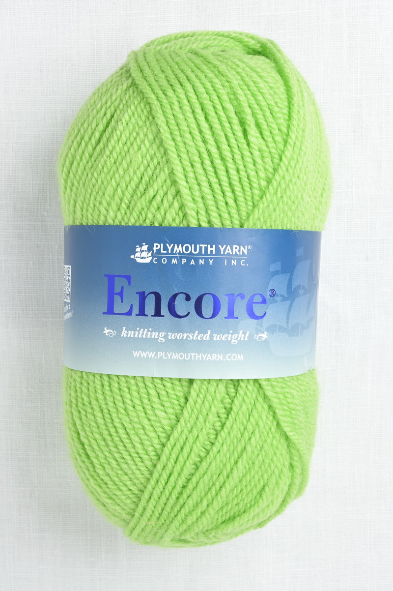 Plymouth Encore Worsted 3335 Rio Lime