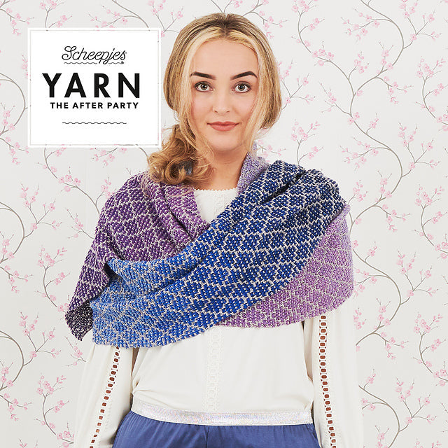 Lavender Trellis Wrap by Margje Enting