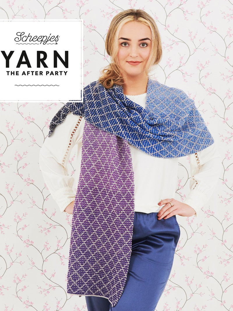 Lavender Trellis Wrap by Margje Enting