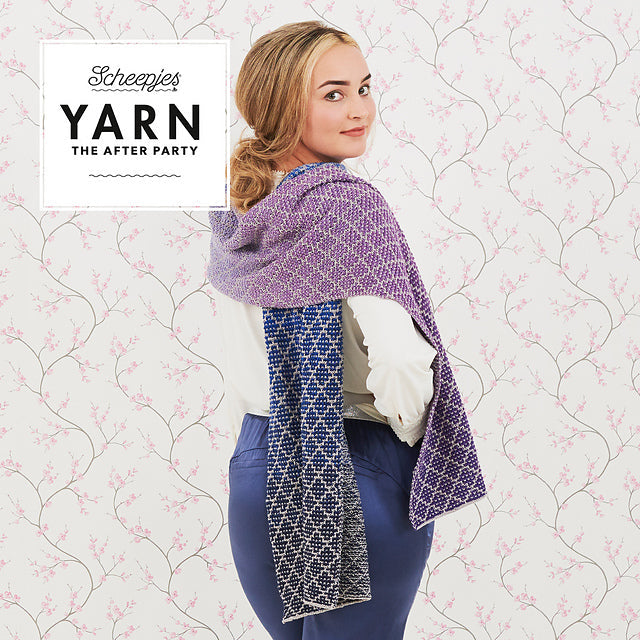 Lavender Trellis Wrap by Margje Enting