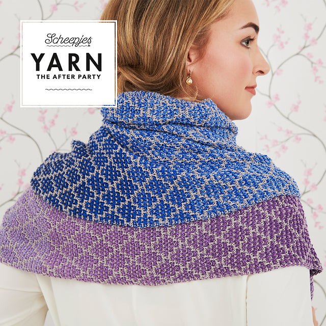 Lavender Trellis Wrap by Margje Enting