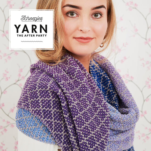 Lavender Trellis Wrap by Margje Enting