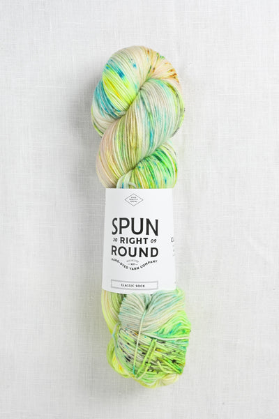 Spun Right Round Classic Sock Parakeet Feet