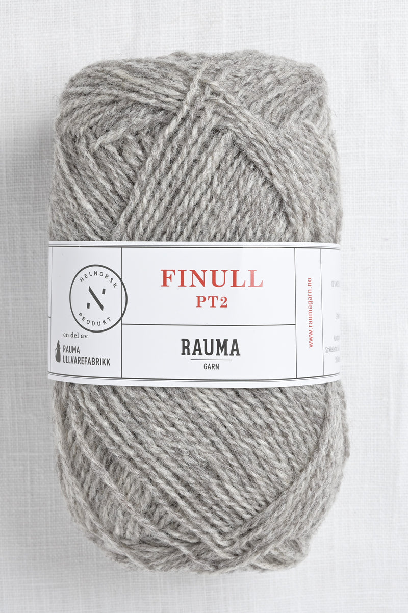 Rauma Finullgarn 0404 Medium Grey Heather