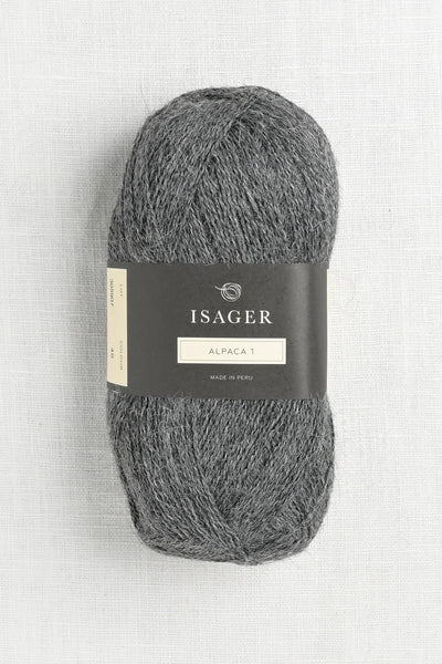 Isager Alpaca 1 4s Charcoal