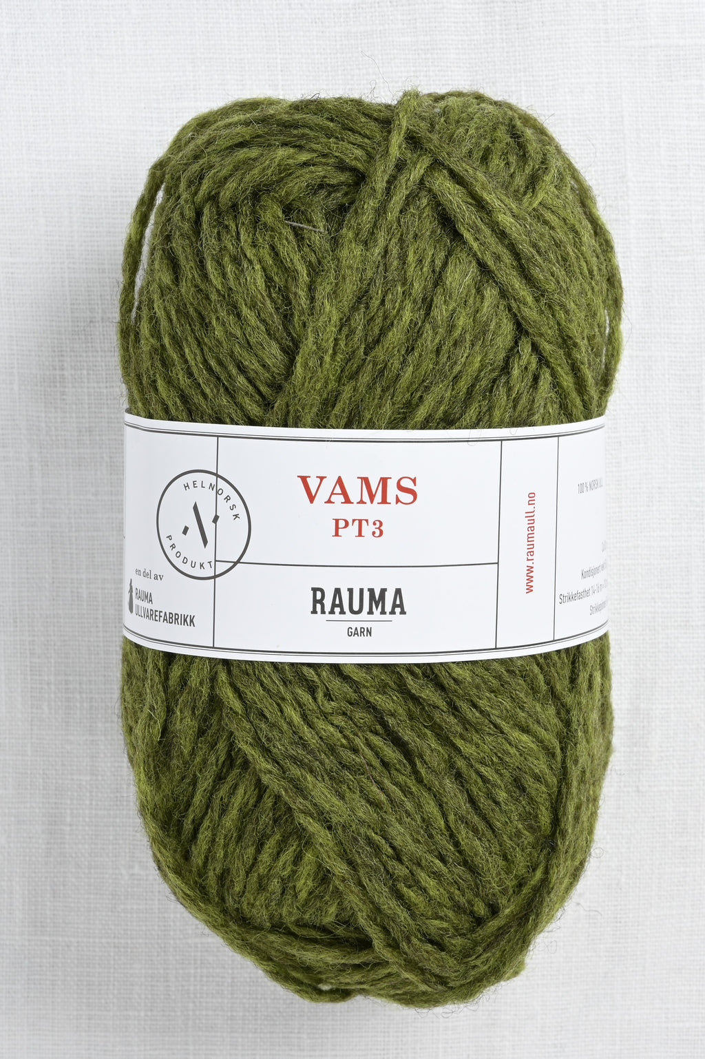 Rauma Vamsegarn 403 Green Dark Heather