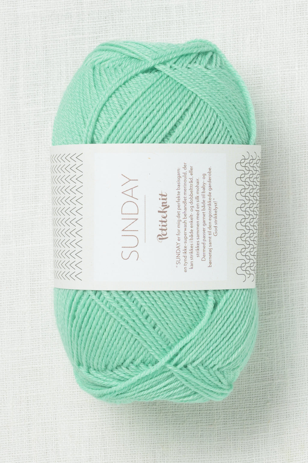 Sandnes Garn Sunday 7723 Mint (PetiteKnit Color Palette)