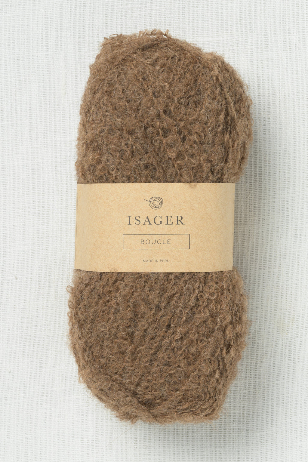 Isager Boucle E8s Chestnut Heather Undyed