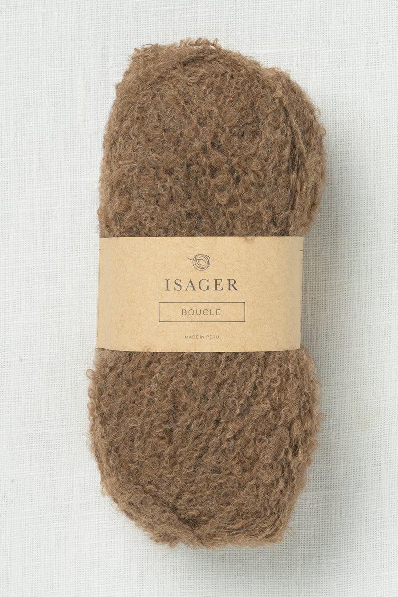 Isager Boucle E8s Chestnut Heather Undyed