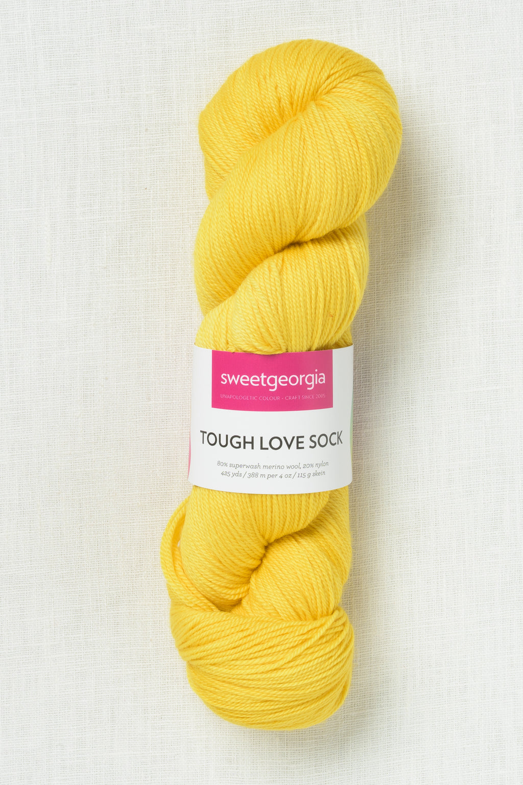 Sweet Georgia Tough Love Sock Buttercup