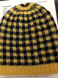 Happiness Plaid Hat by Tanja Luescher