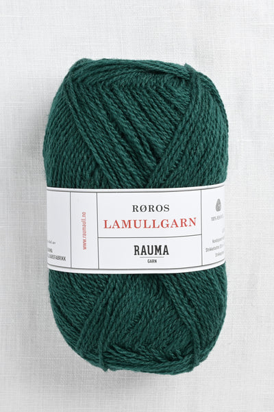 Rauma 2-Ply Lamullgarn 31 Spruce Green