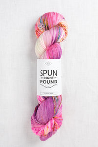 Spun Right Round Merino Aran Topcoat Candy