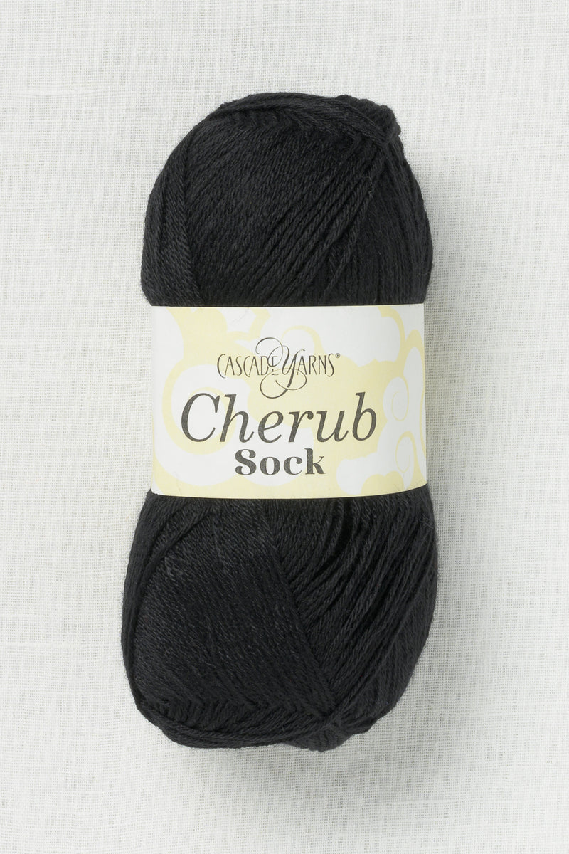 Cascade Cherub Sock 40 Black