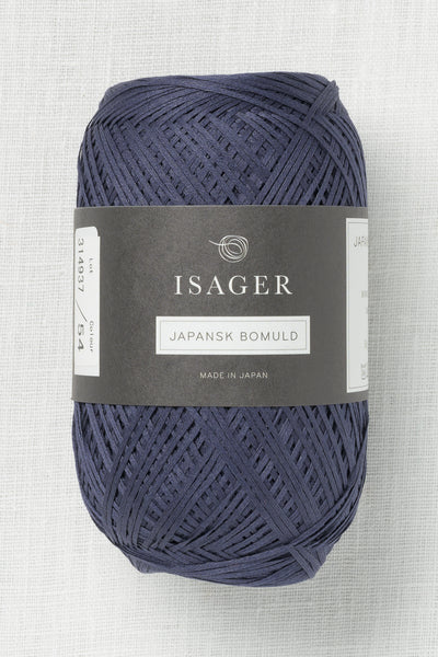 Isager Japansk Bomuld 54 Midnight