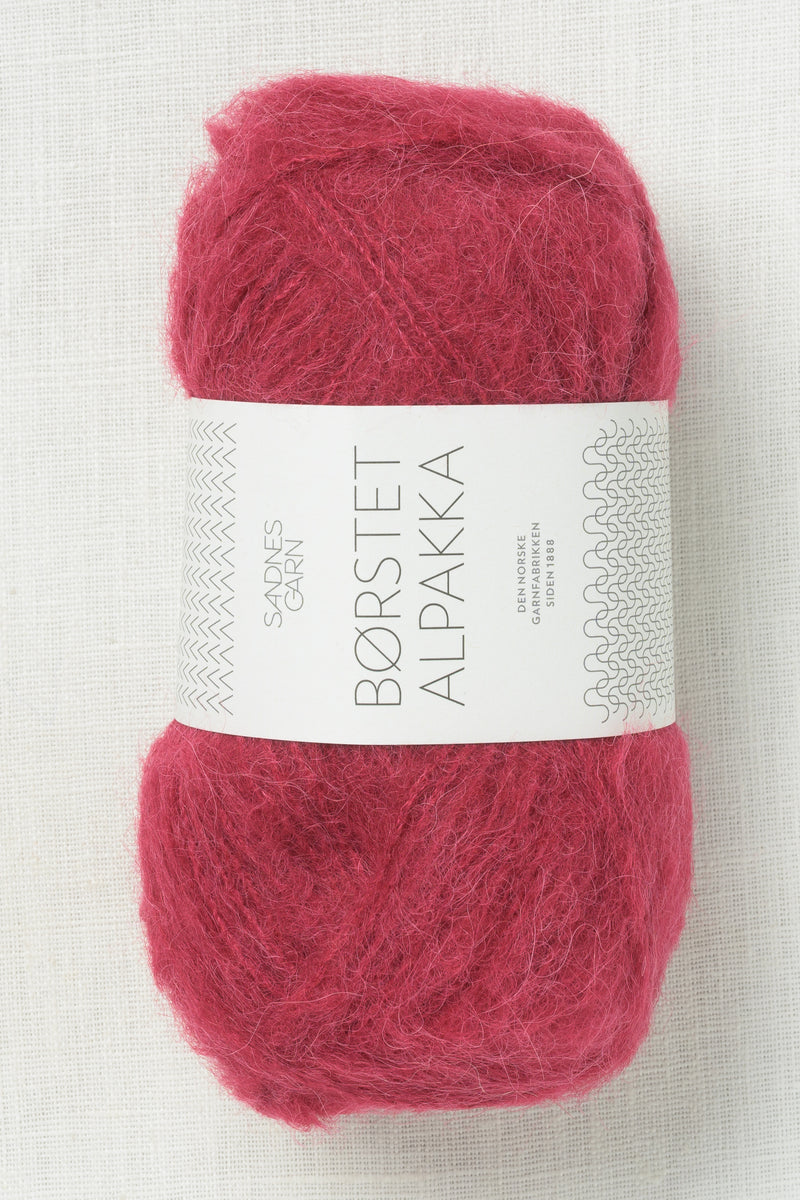 Sandnes Garn Borstet Alpakka 4255 Rumba Red