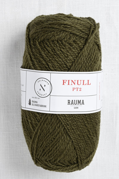 Rauma Finullgarn 0486 Dark Forest Green