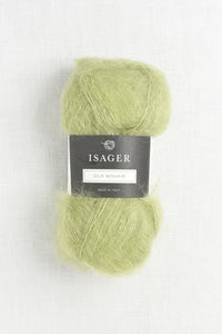 Isager Silk Mohair 57 Lime