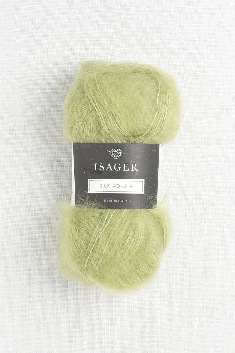 Isager Silk Mohair 57 Lime