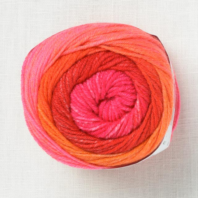 Lang Yarns Merino 150 Degrade 15 Pink Orange Red