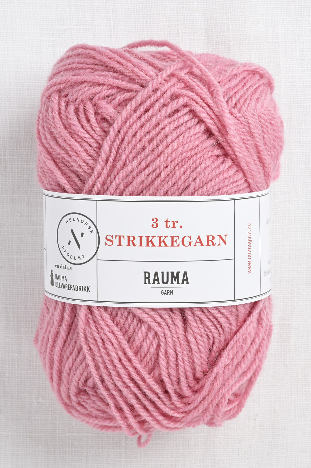 Rauma 3-Ply Strikkegarn 571 Old Rose