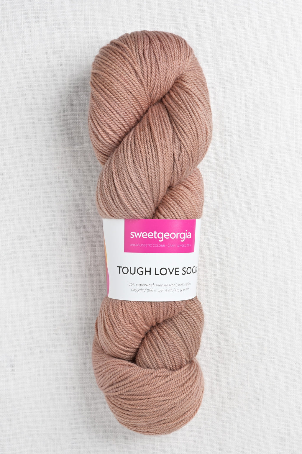 Sweet Georgia Tough Love Sock Brown Sugar