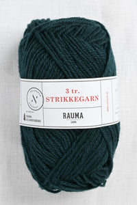 Rauma 3-Ply Strikkegarn 185 Dark Petrol