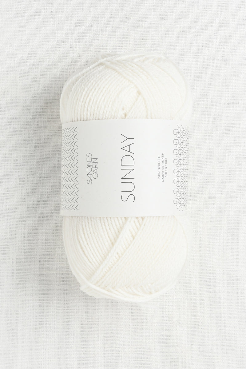 Sandnes Garn Sunday 1001 White