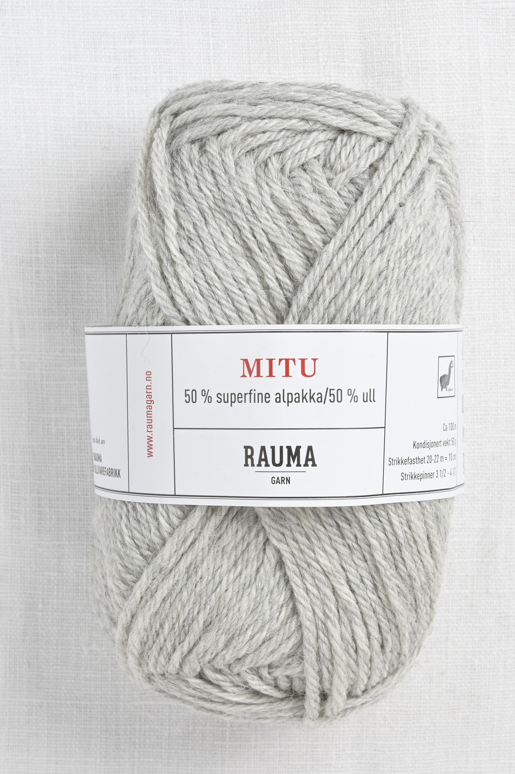 Rauma Mitu SFN38 Light Grey Heather