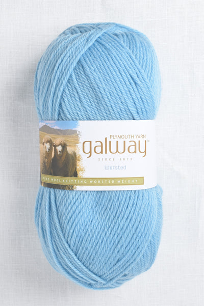 Plymouth Galway Worsted 83 Bird Egg Blue