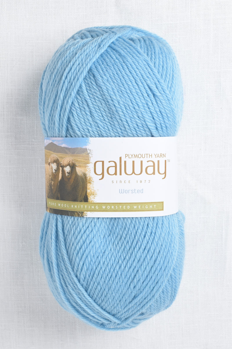 Plymouth Galway Worsted 83 Bird Egg Blue