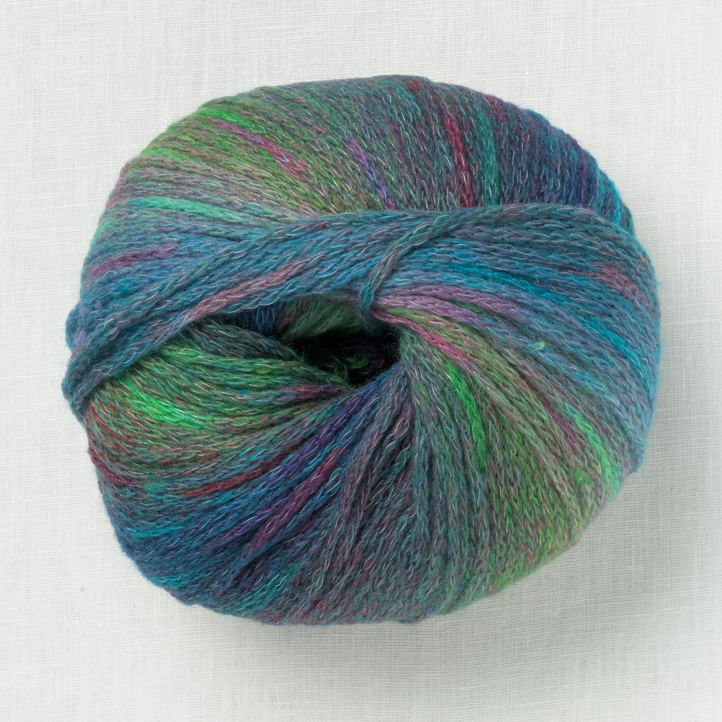 Lang Yarns Magnolia 3 Turquoise Red Green