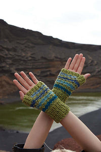 Wrist warmers Jina by LANGYARNS SWITZERLAND