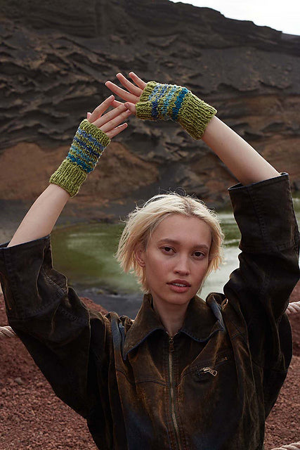 Wrist warmers Jina by LANGYARNS SWITZERLAND