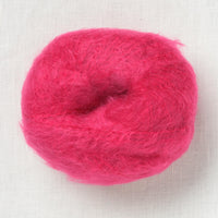 Wool and the Gang Take Care Mohair Hot Punk Pink