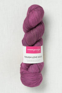 Sweet Georgia Tough Love Sock Black Raspberry