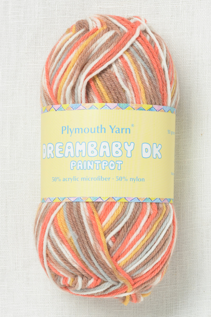 Plymouth Dreambaby DK Paintpot 1407 Orange Grey