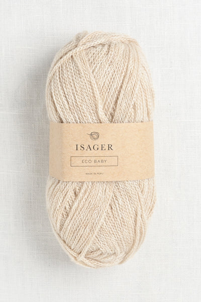 Isager Eco Baby E7S Sand Heather Undyed