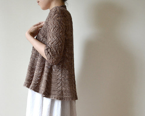 Hitofude Cardigan by Hiroko Fukatsu