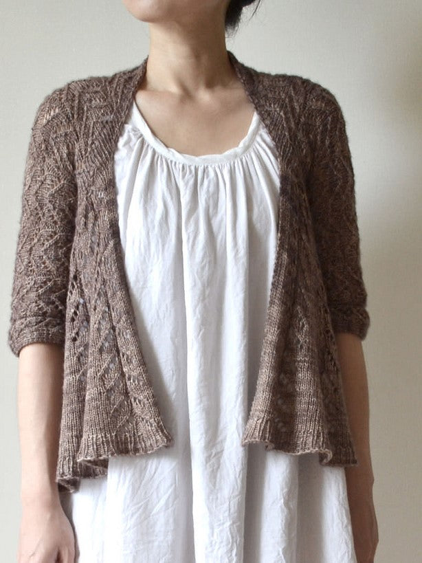 Hitofude Cardigan by Hiroko Fukatsu