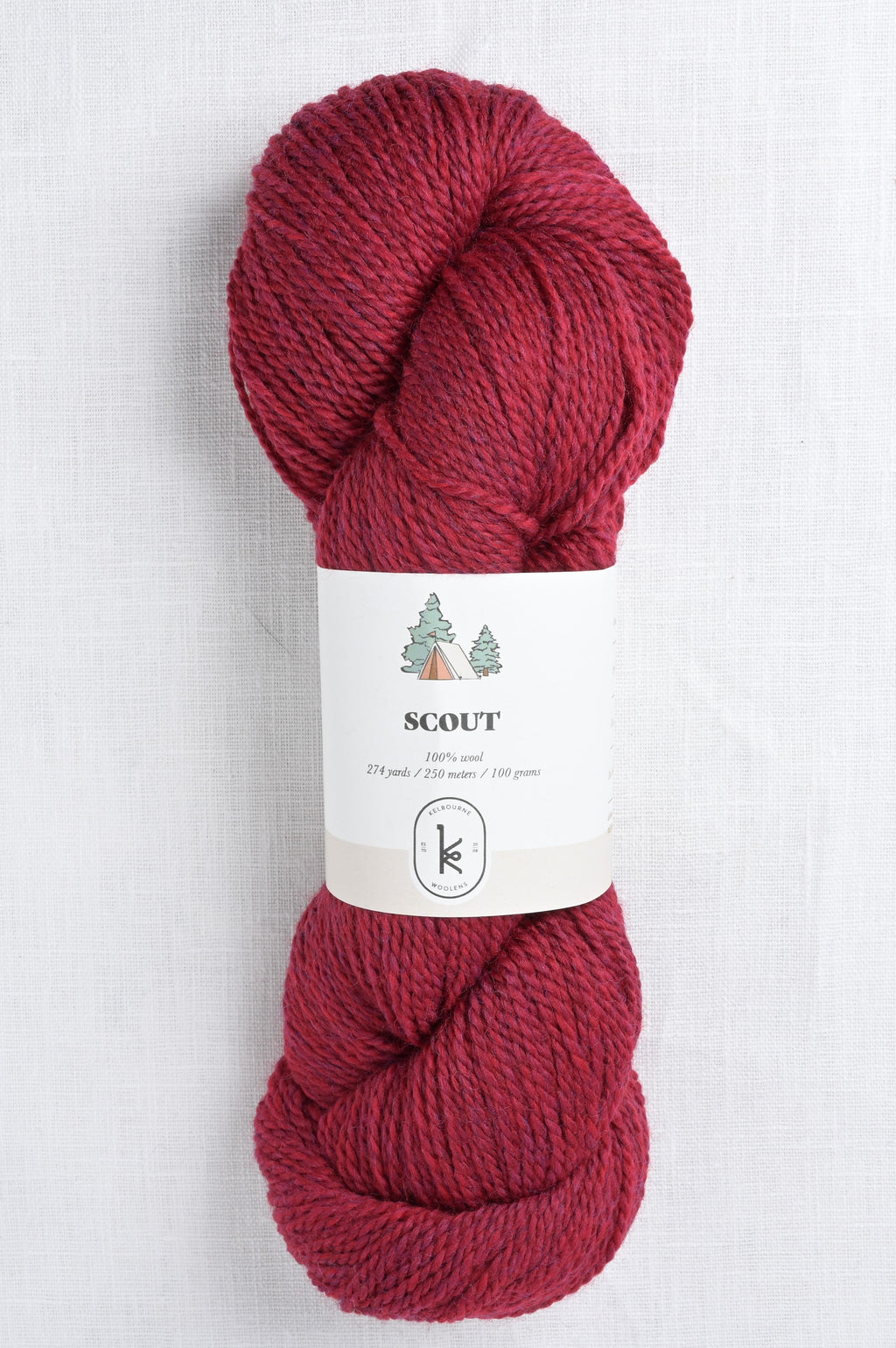 Kelbourne Woolens Scout 614 Scarlet Heather