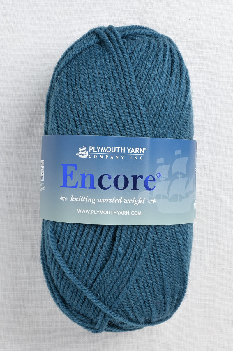 Plymouth Encore Worsted 598 Dark Wedgewood